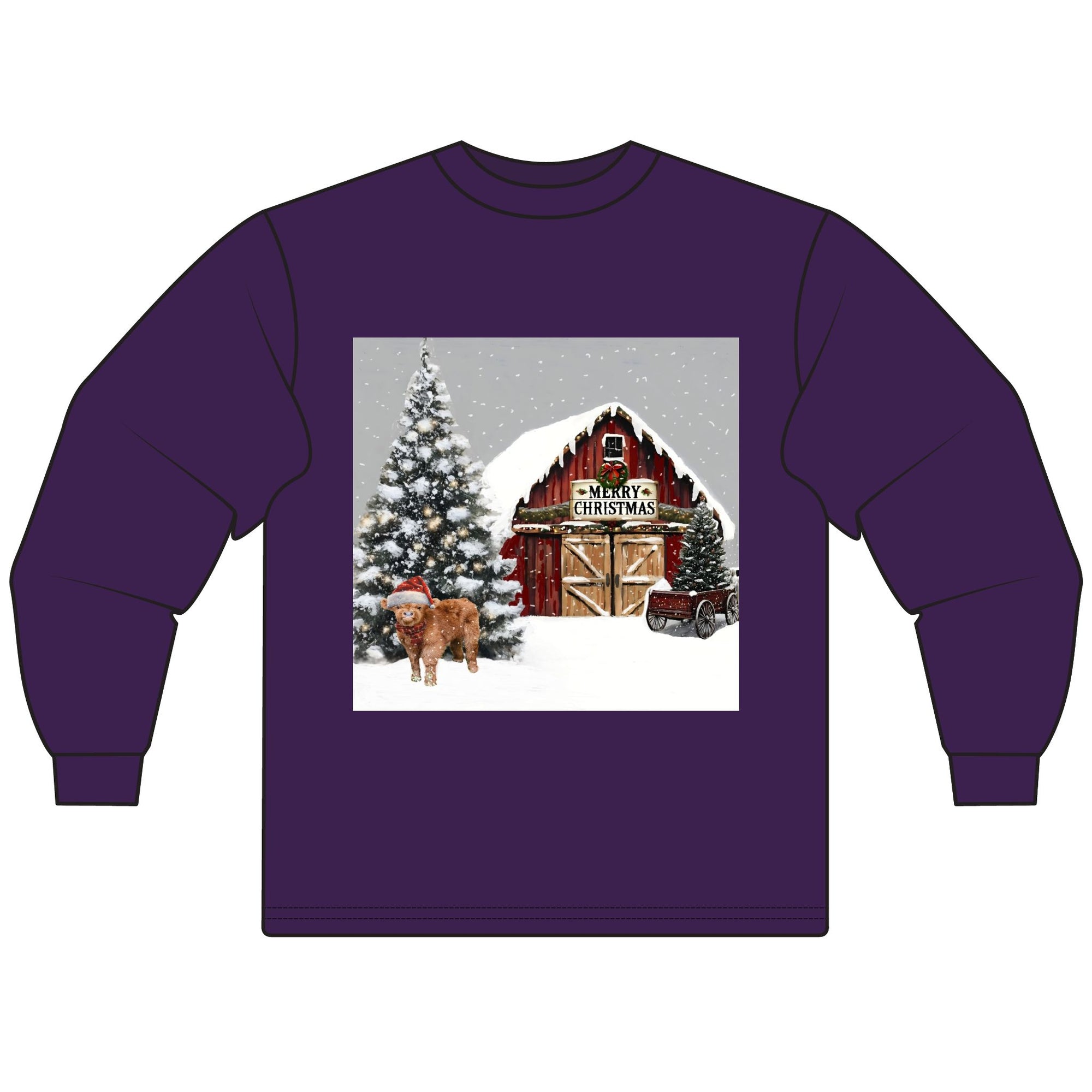 Cozy Christmas Unisex Long Sleeve T-Shirt, Winter Apparel, Holiday Gift, Festive Shirt, Christmas Sweater Alternative