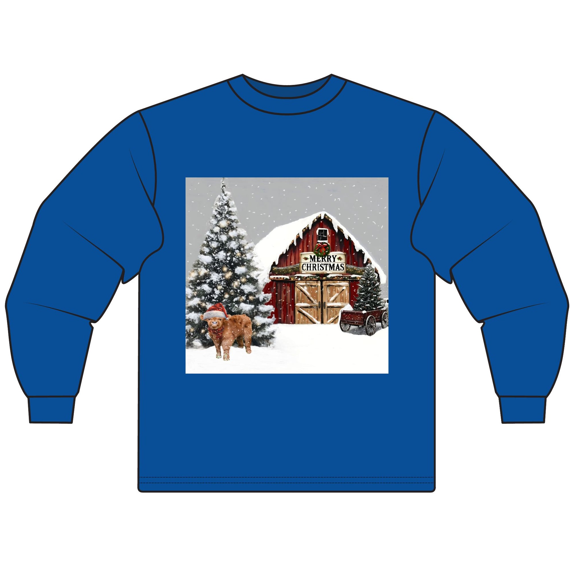 Cozy Christmas Unisex Long Sleeve T-Shirt, Winter Apparel, Holiday Gift, Festive Shirt, Christmas Sweater Alternative