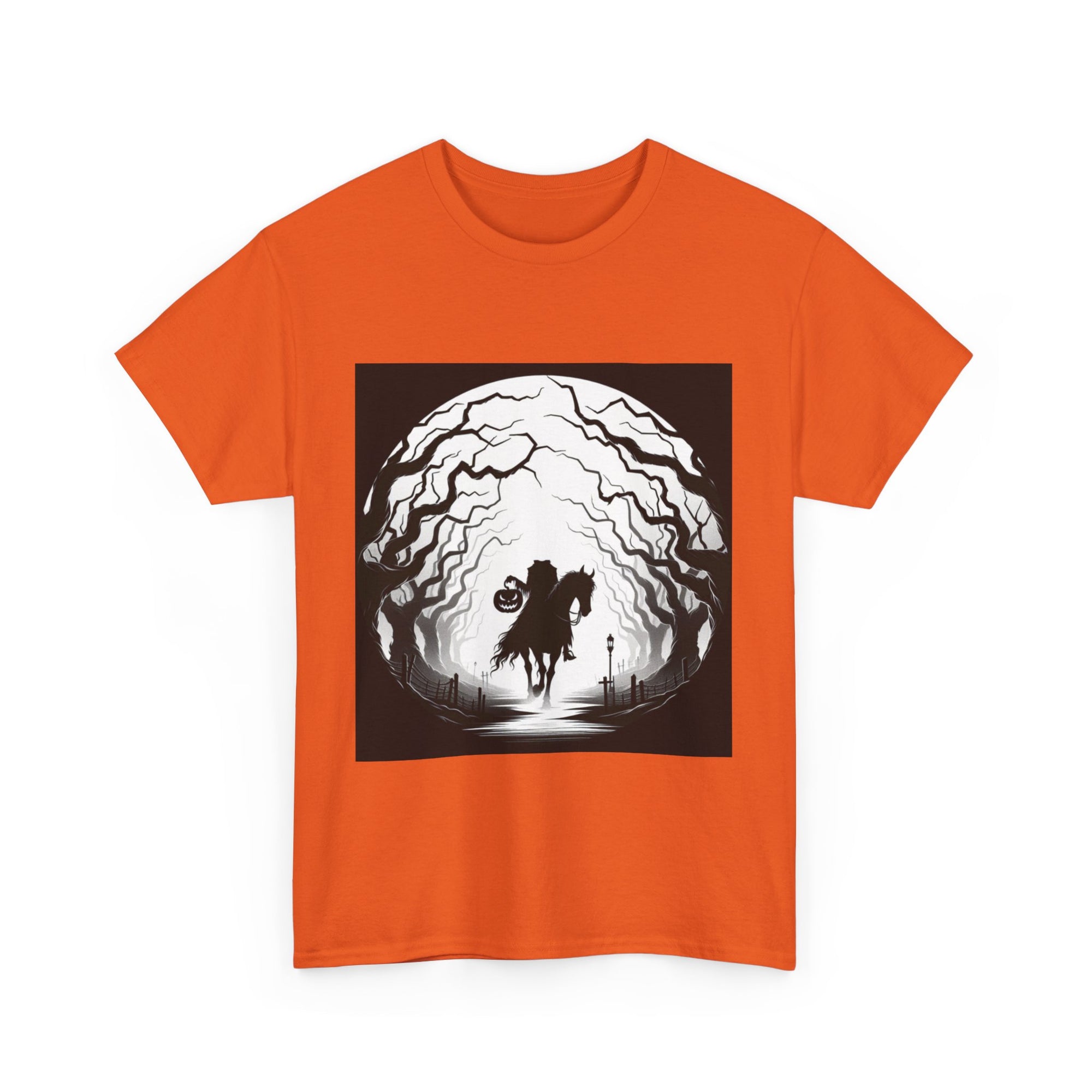 Dark Fantasy Unisex Heavy Cotton Tee, Graphic T-Shirt, Halloween Shirt, Gift for Gamers, Spooky Tee, Casual Wear