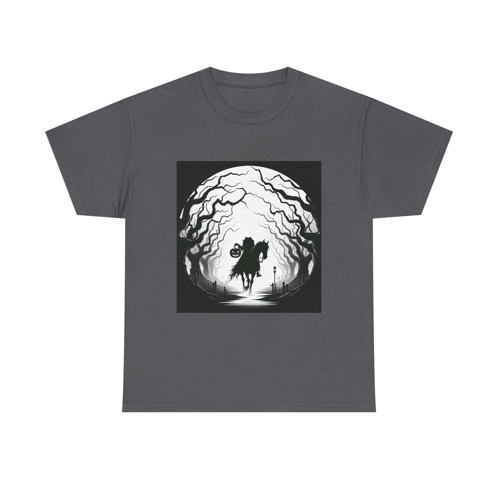 Dark Fantasy Unisex Heavy Cotton Tee, Graphic T-Shirt, Halloween Shirt, Gift for Gamers, Spooky Tee, Casual Wear