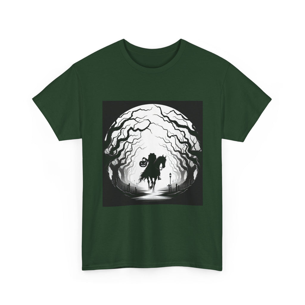 Dark Fantasy Unisex Heavy Cotton Tee, Graphic T-Shirt, Halloween Shirt, Gift for Gamers, Spooky Tee, Casual Wear