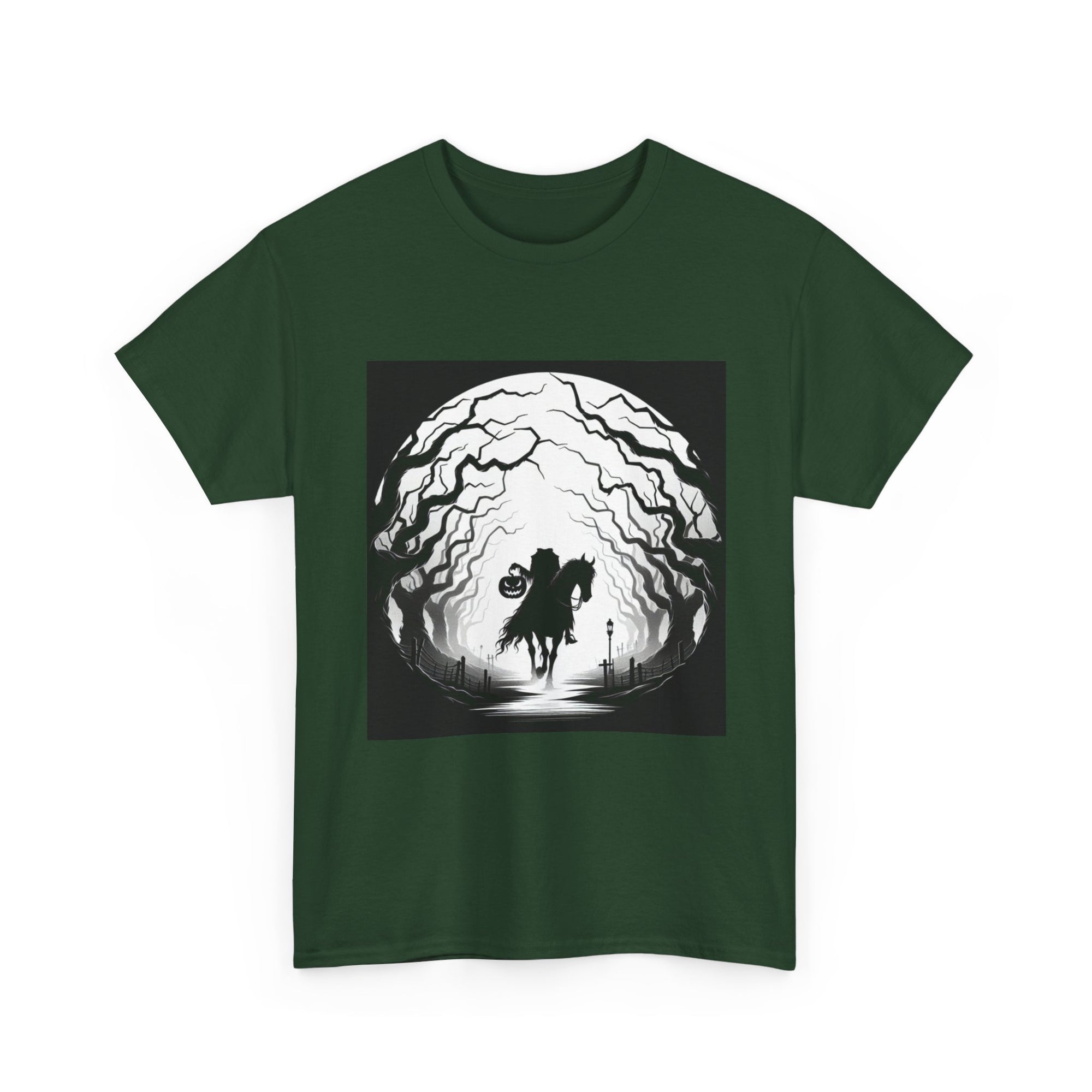 Dark Fantasy Unisex Heavy Cotton Tee, Graphic T-Shirt, Halloween Shirt, Gift for Gamers, Spooky Tee, Casual Wear