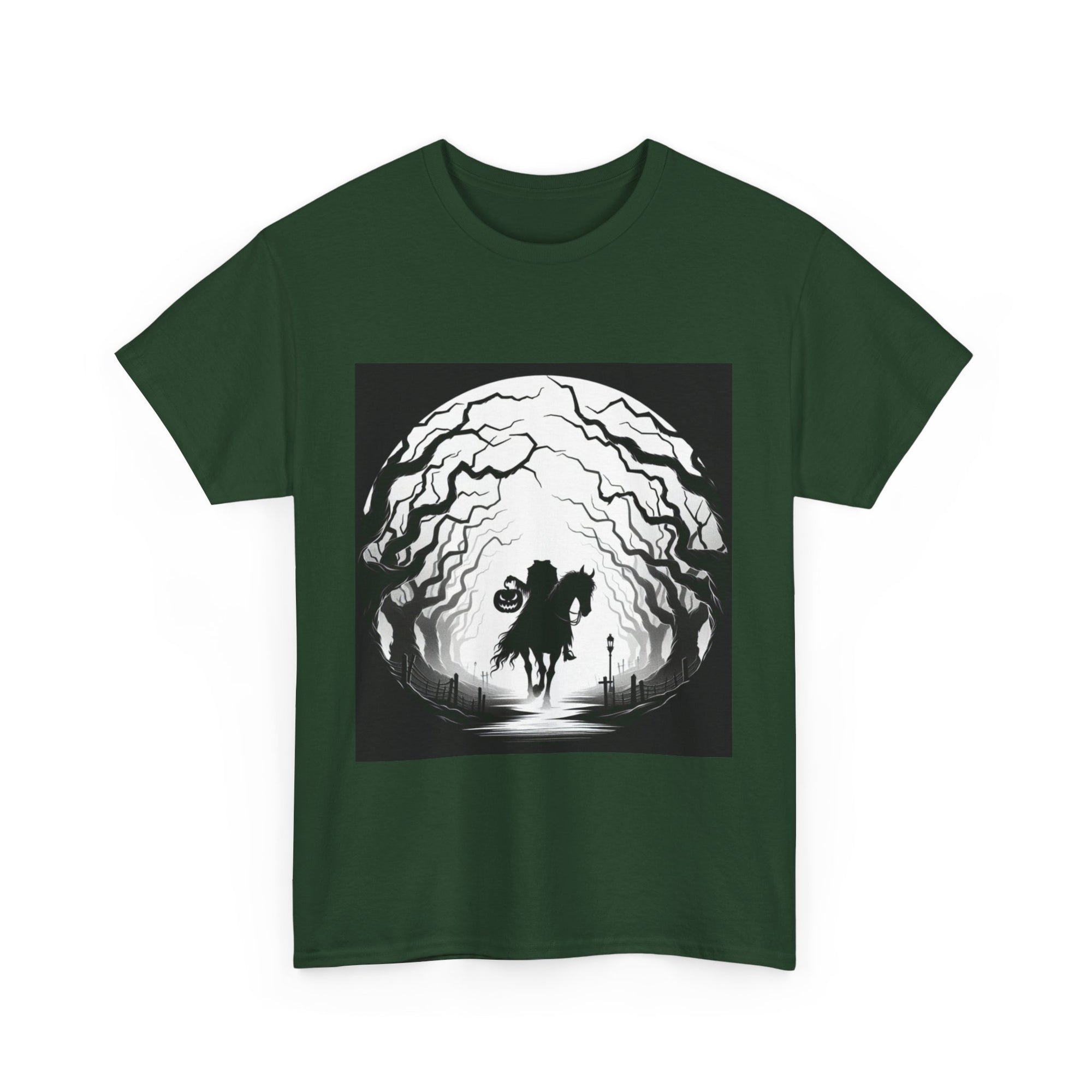Dark Fantasy Unisex Heavy Cotton Tee, Graphic T-Shirt, Halloween Shirt, Gift for Gamers, Spooky Tee, Casual Wear