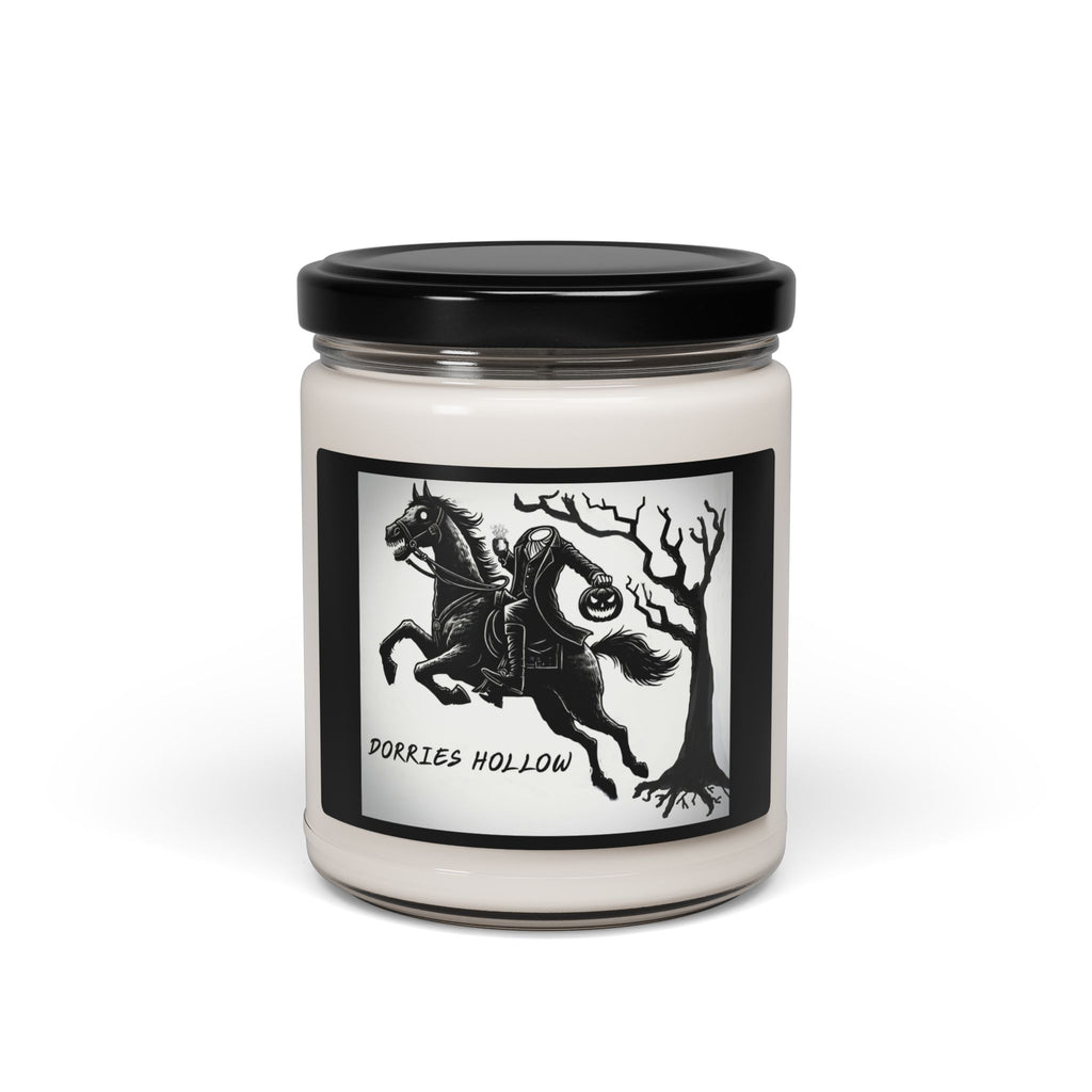 Scented Soy Candle - Dorries Hollow, Cozy Home Fragrance, Eco-friendly Gift, Halloween Decor, Relaxing Atmosphere