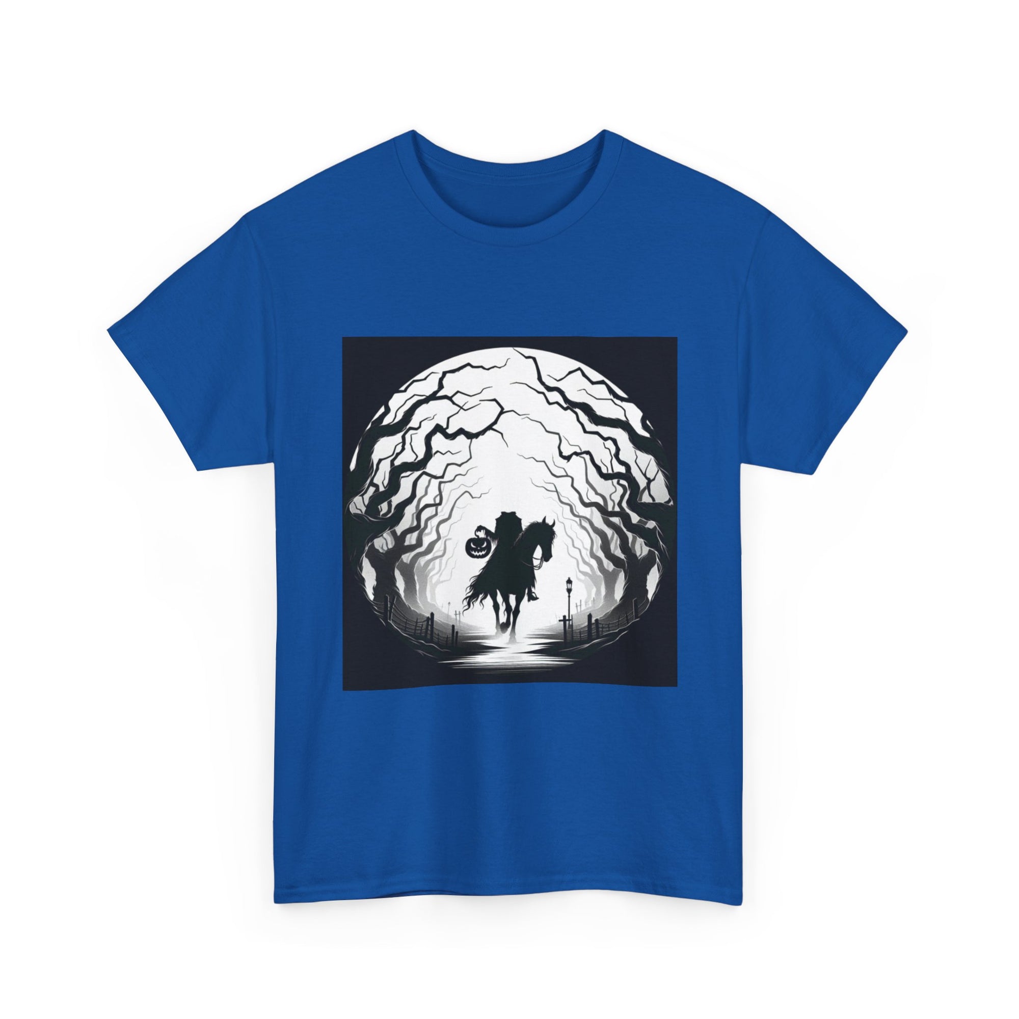 Dark Fantasy Unisex Heavy Cotton Tee, Graphic T-Shirt, Halloween Shirt, Gift for Gamers, Spooky Tee, Casual Wear