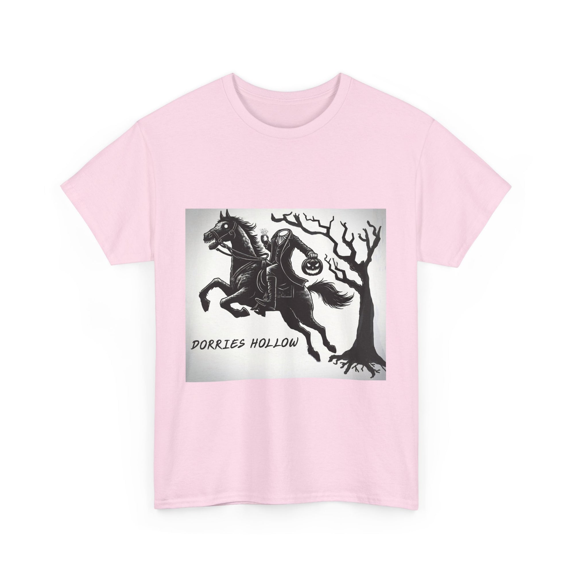 Spooky Adventure Tee - Horseman Design, Halloween Shirt, Unisex Cotton Tee, Eerie Vibe, Fall Fashion, Gift for Halloween Lovers