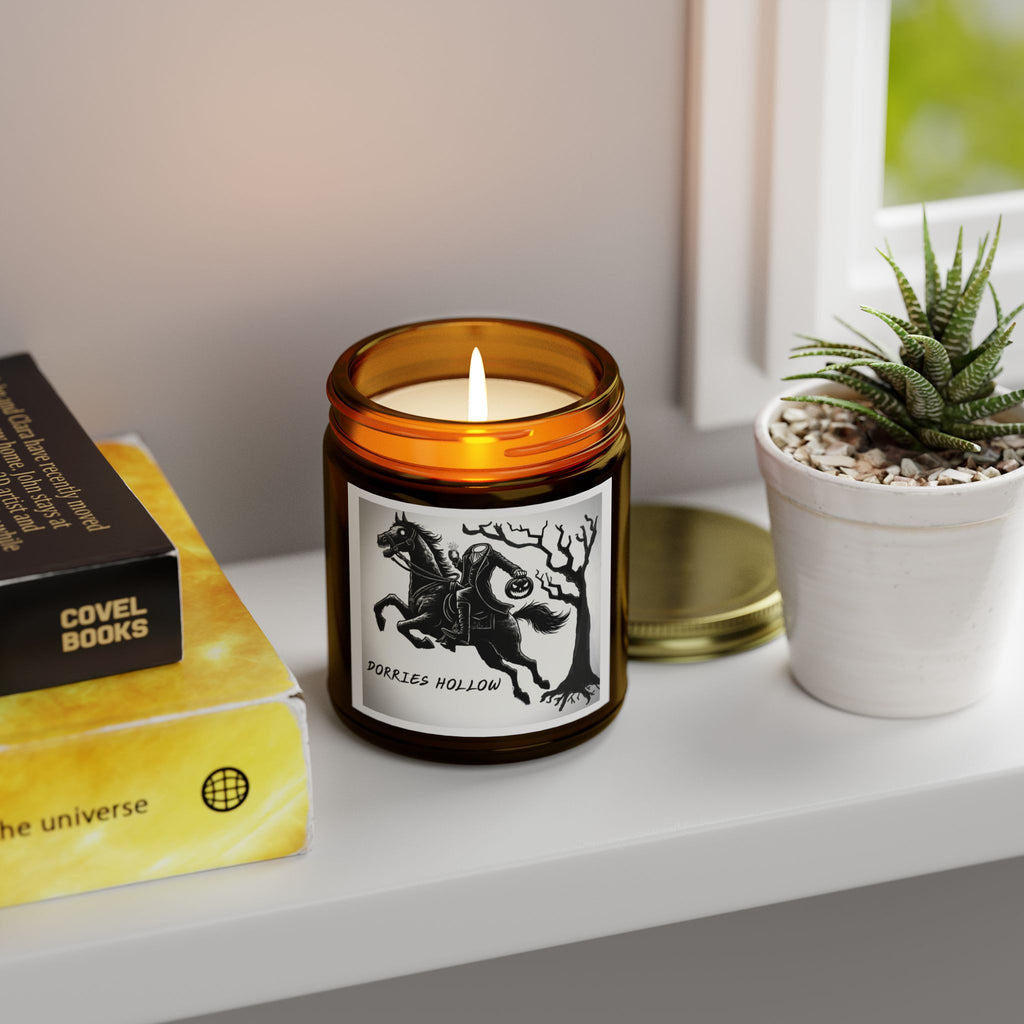 Eerie Scented Candle, Spooky Home Decor, Witchy Gift, Perfect for Halloween, Cozy Candlelight, Haunted Atmosphere