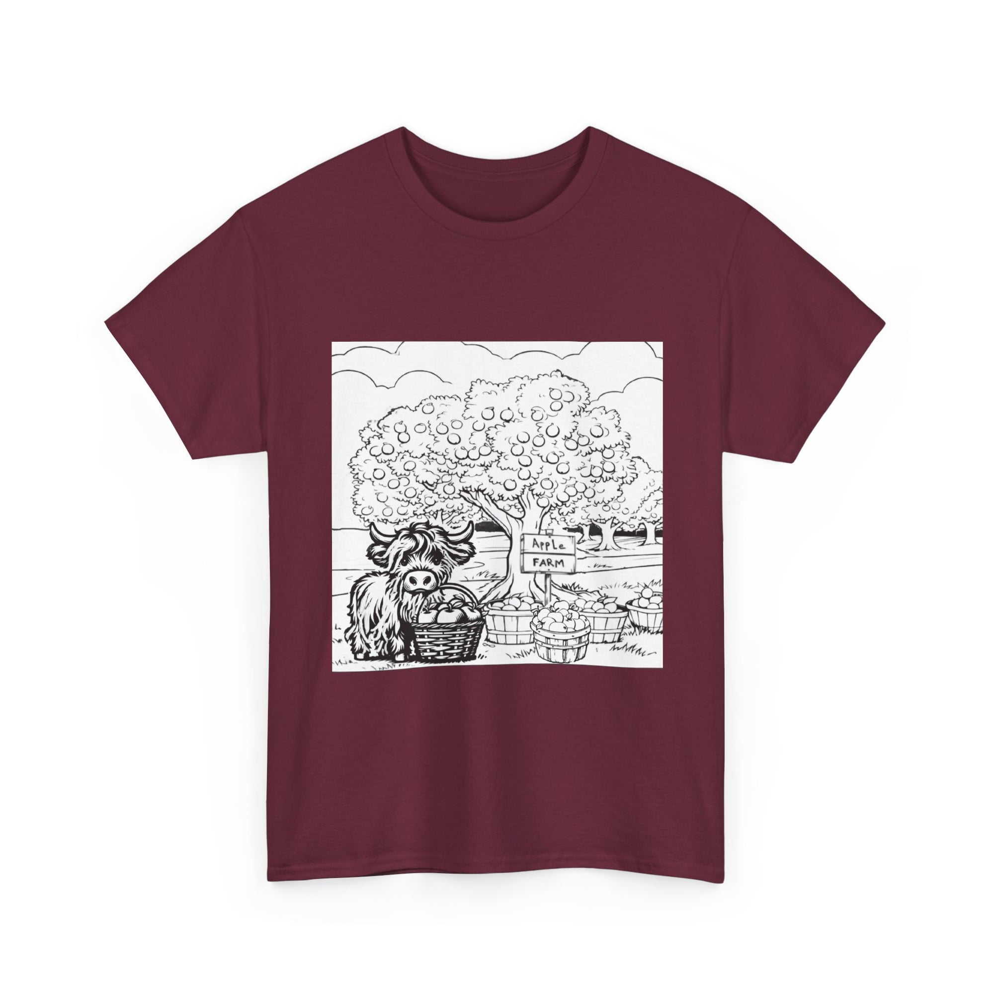 Whimsical Farm Life Tee, Casual Graphic Tee for Animal Lovers, Unisex Cotton Shirt for Summer