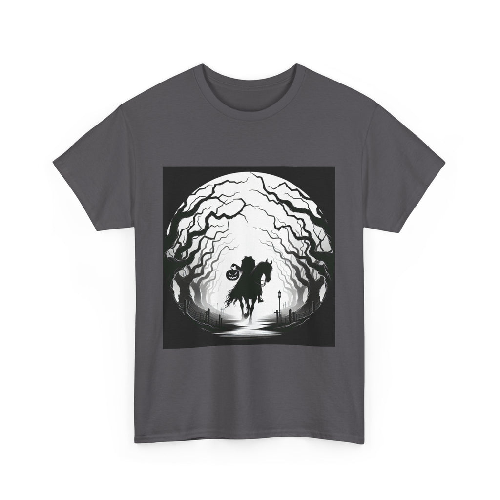 Dark Fantasy Unisex Heavy Cotton Tee, Graphic T-Shirt, Halloween Shirt, Gift for Gamers, Spooky Tee, Casual Wear