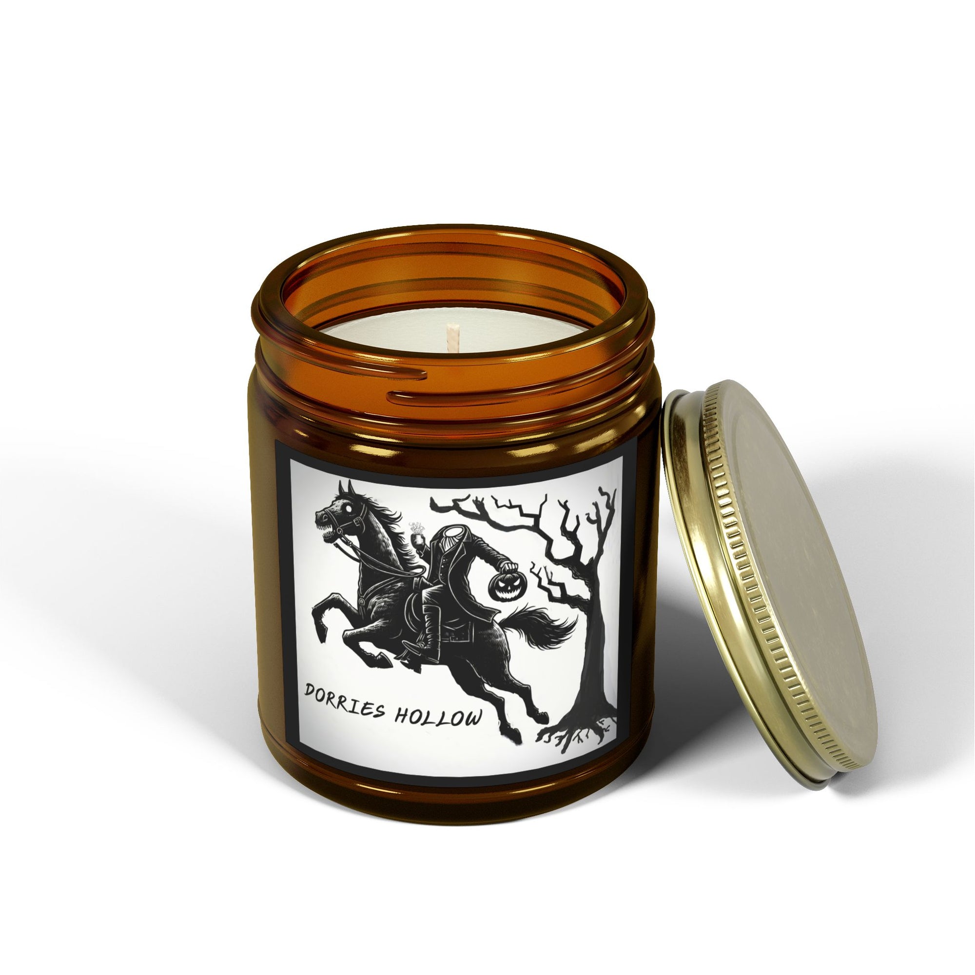 Eerie Scented Candle, Spooky Home Decor, Witchy Gift, Perfect for Halloween, Cozy Candlelight, Haunted Atmosphere