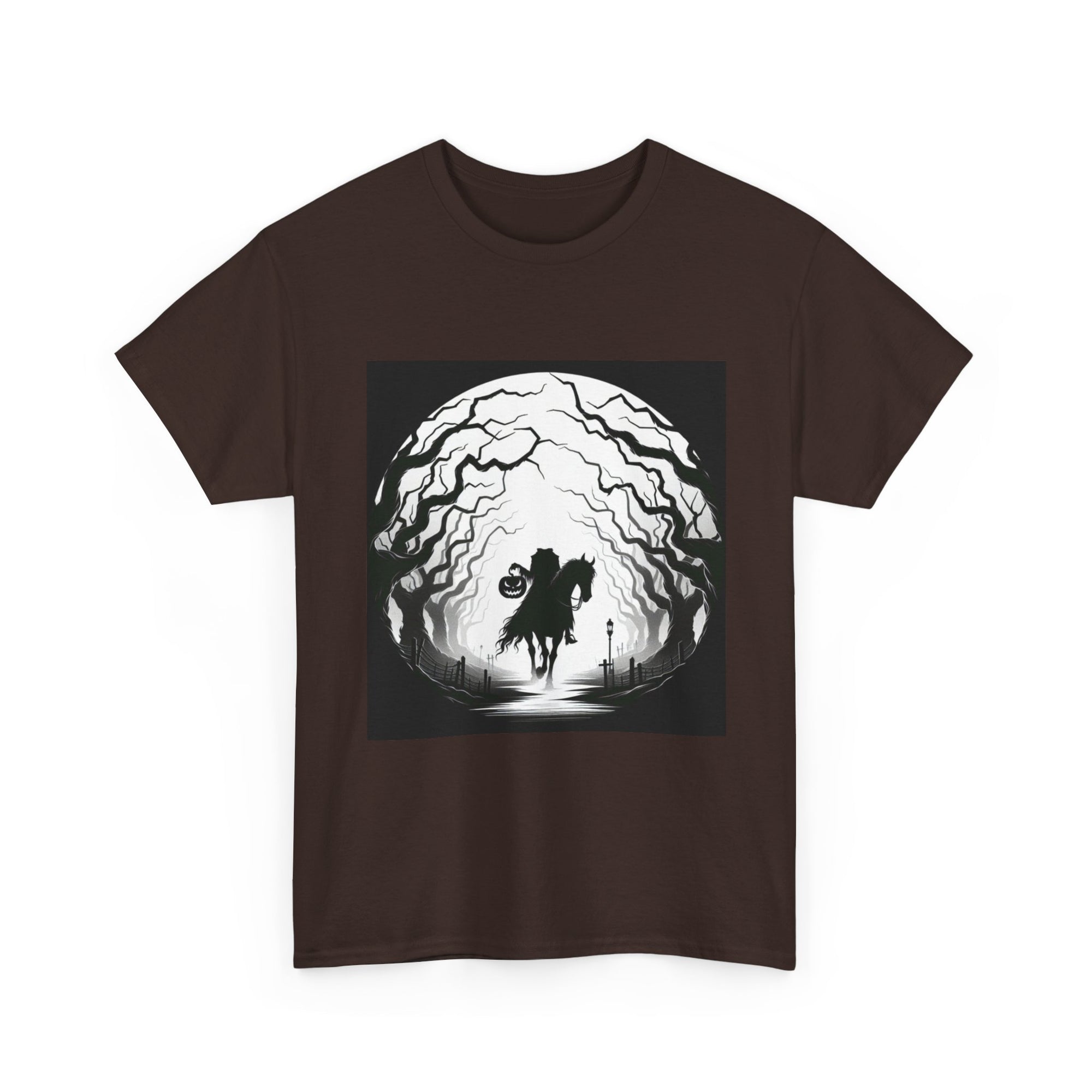 Dark Fantasy Unisex Heavy Cotton Tee, Graphic T-Shirt, Halloween Shirt, Gift for Gamers, Spooky Tee, Casual Wear