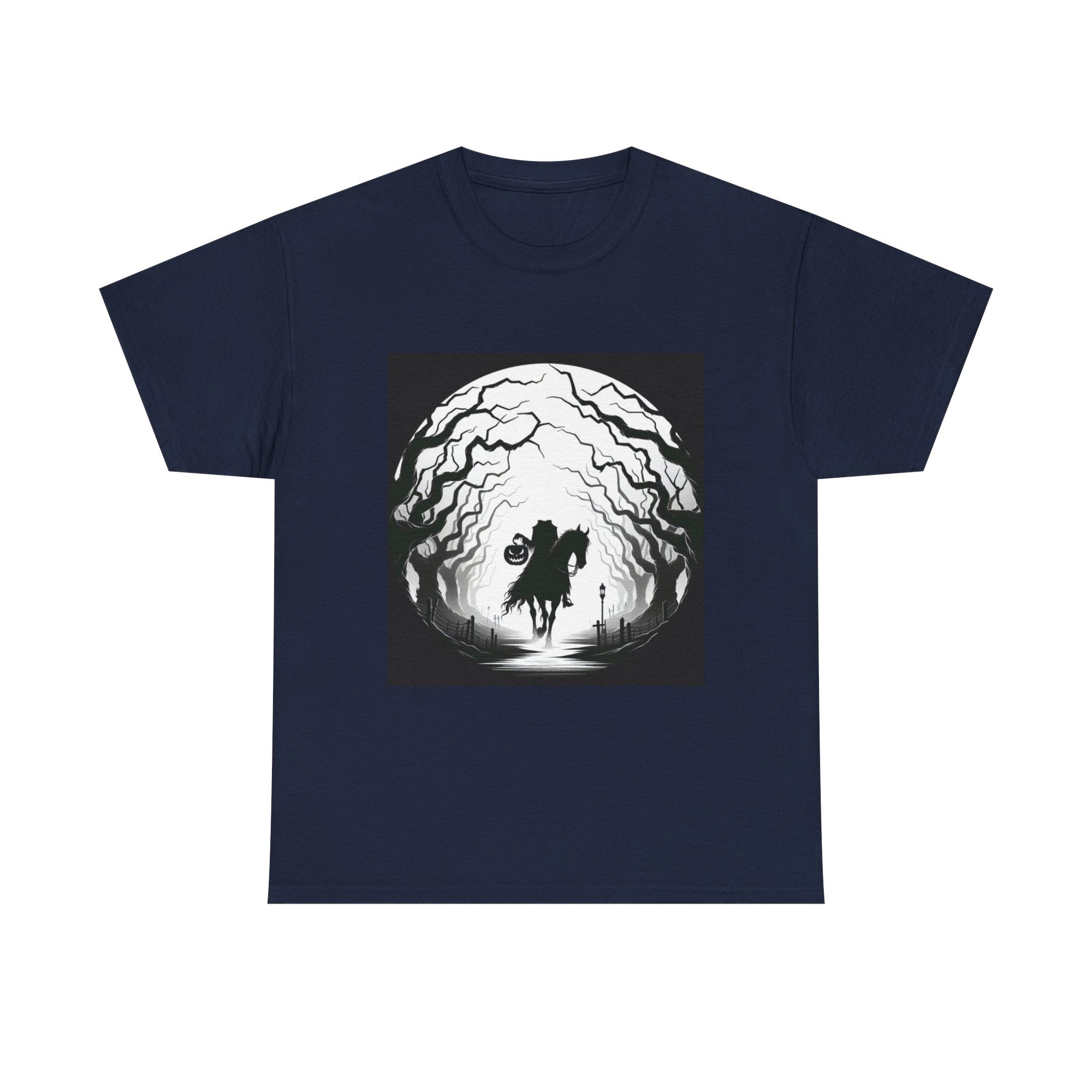 Dark Fantasy Unisex Heavy Cotton Tee, Graphic T-Shirt, Halloween Shirt, Gift for Gamers, Spooky Tee, Casual Wear
