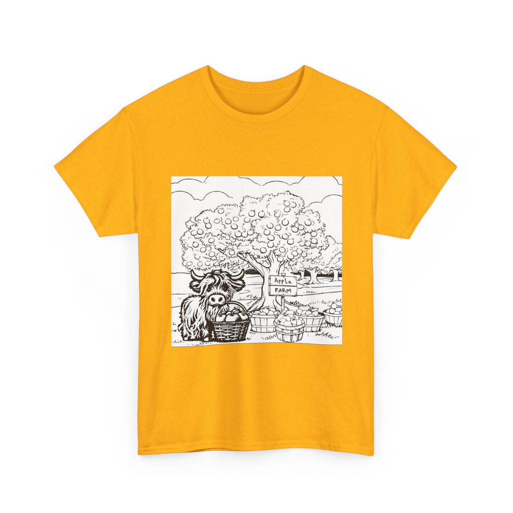 Whimsical Farm Life Tee, Casual Graphic Tee for Animal Lovers, Unisex Cotton Shirt for Summer