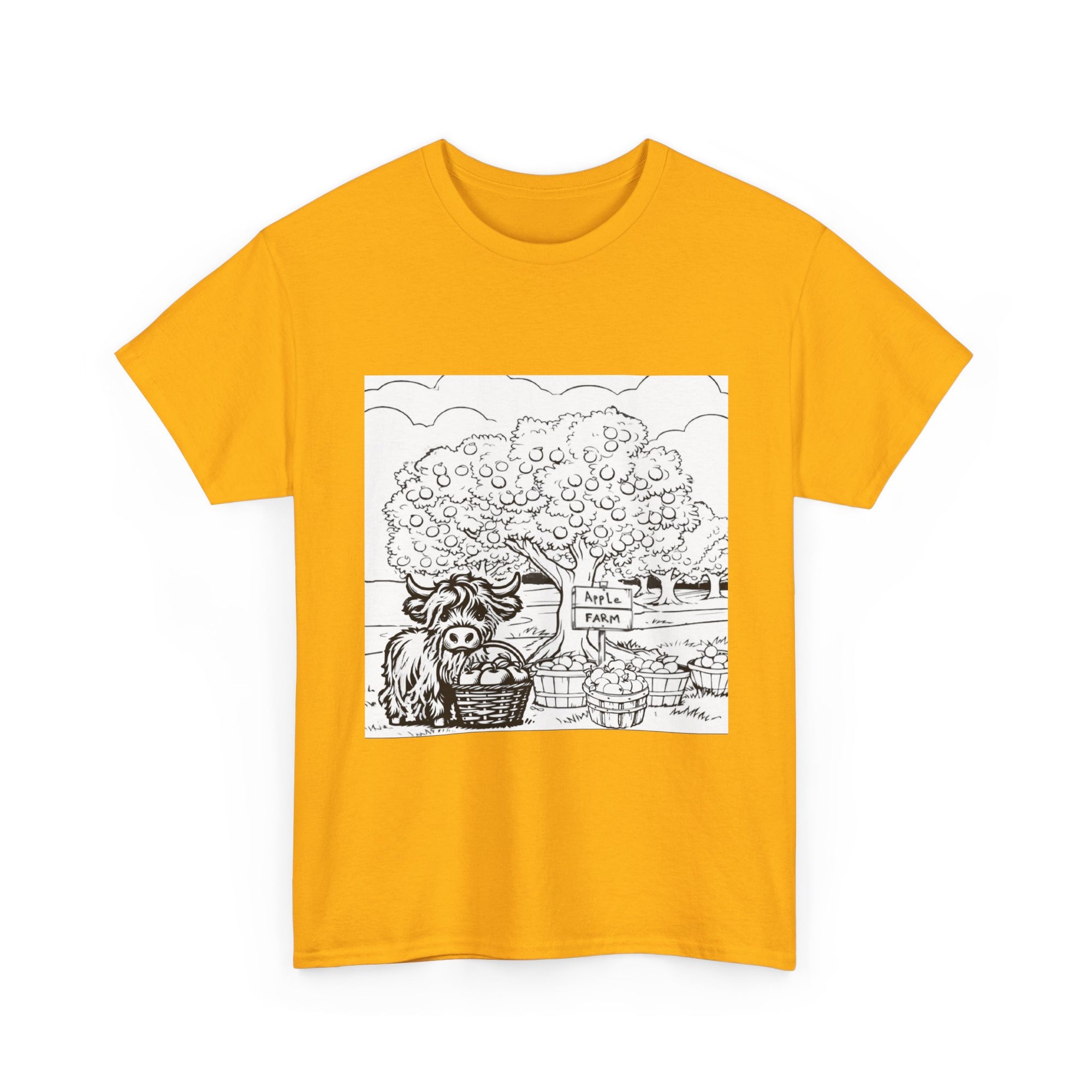 Whimsical Farm Life Tee, Casual Graphic Tee for Animal Lovers, Unisex Cotton Shirt for Summer