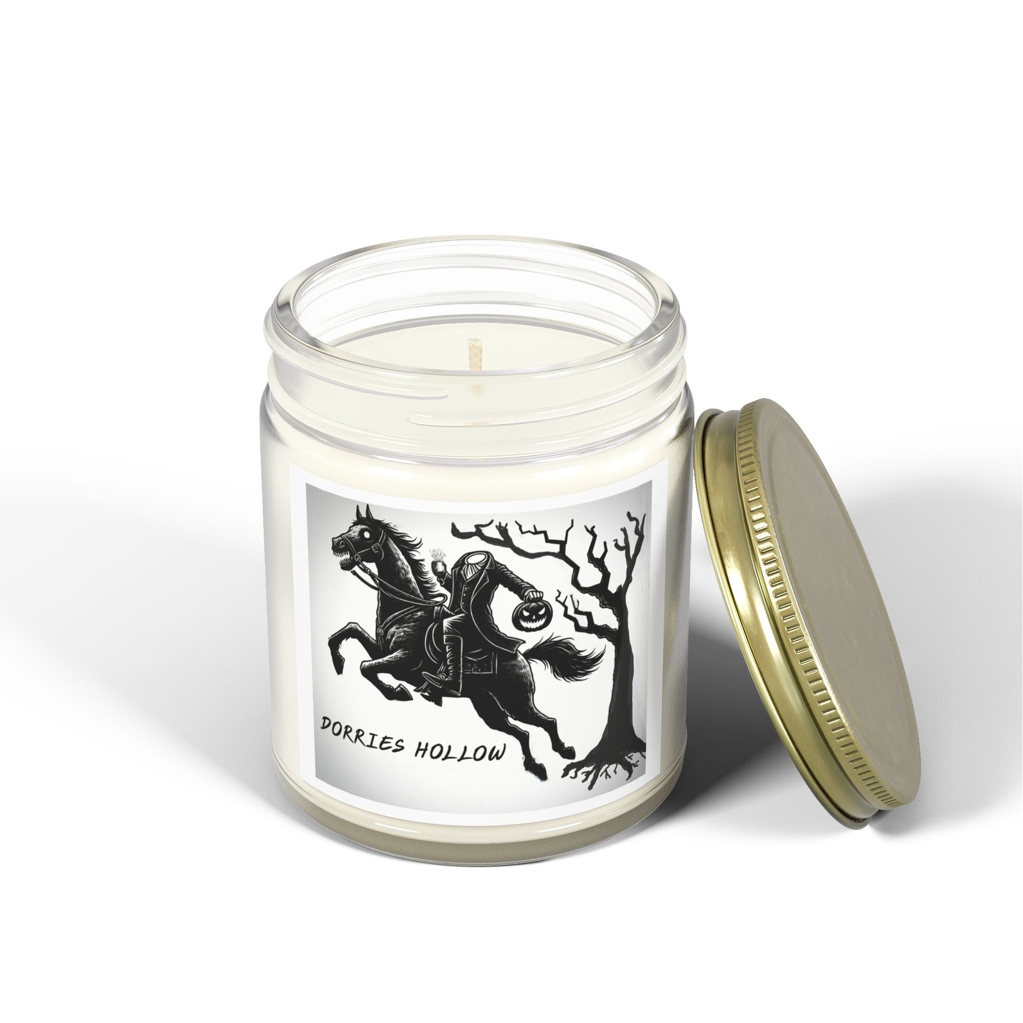 Eerie Scented Candle, Spooky Home Decor, Witchy Gift, Perfect for Halloween, Cozy Candlelight, Haunted Atmosphere