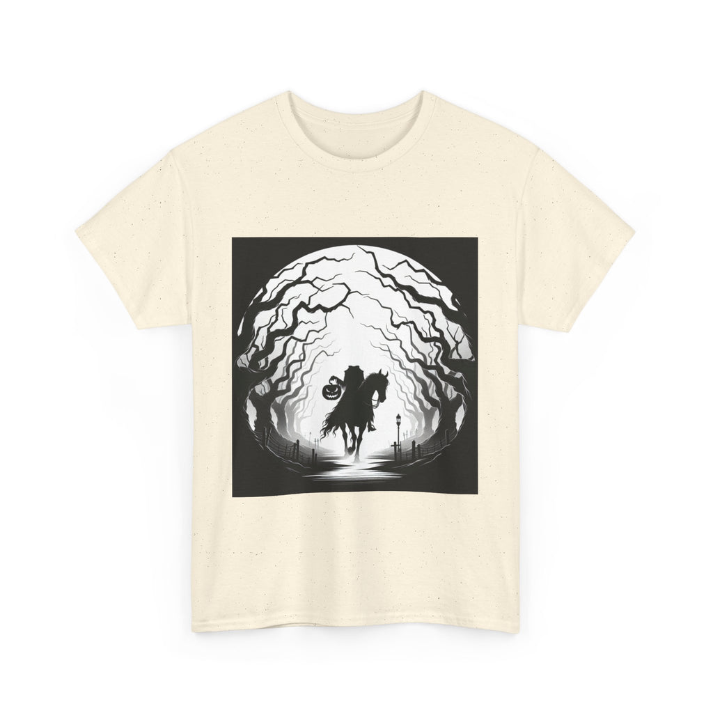 Dark Fantasy Unisex Heavy Cotton Tee, Graphic T-Shirt, Halloween Shirt, Gift for Gamers, Spooky Tee, Casual Wear