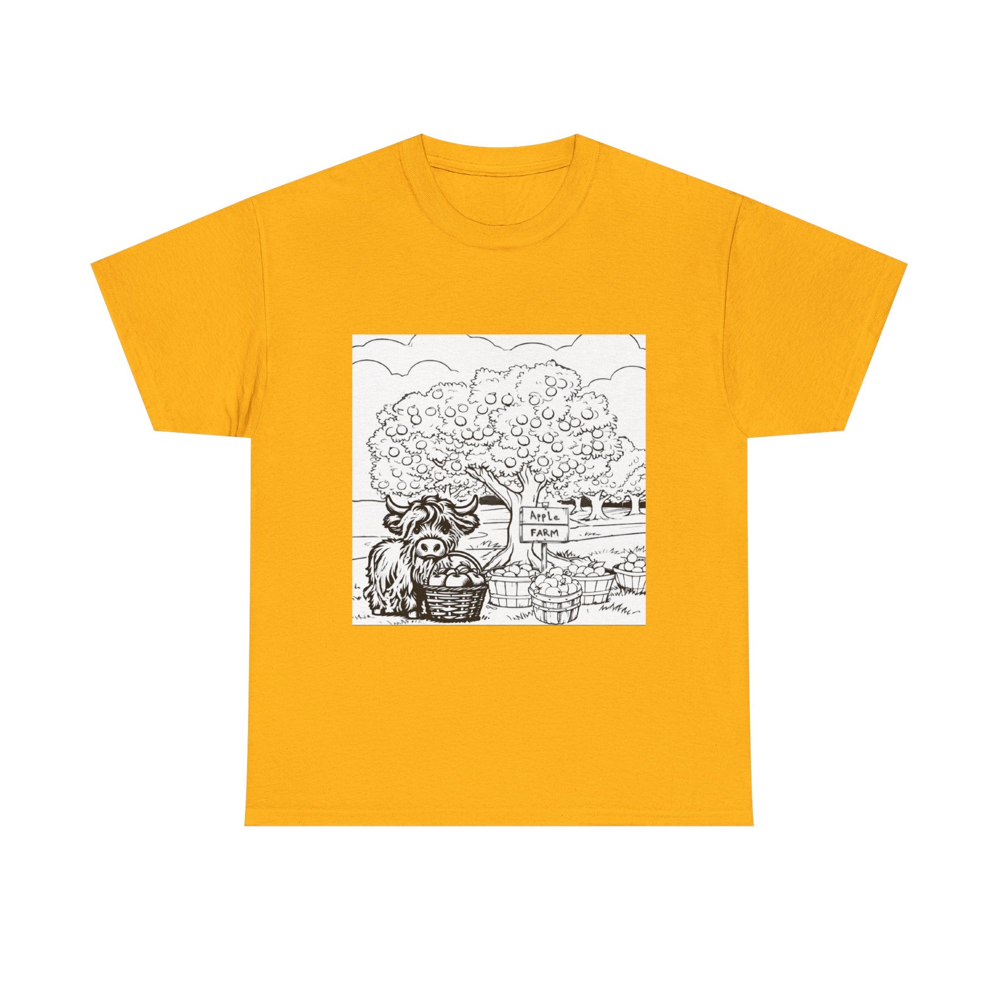 Whimsical Farm Life Tee, Casual Graphic Tee for Animal Lovers, Unisex Cotton Shirt for Summer