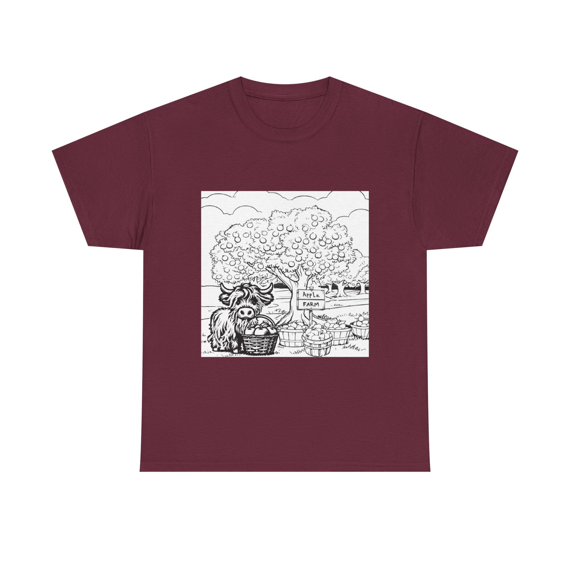 Whimsical Farm Life Tee, Casual Graphic Tee for Animal Lovers, Unisex Cotton Shirt for Summer