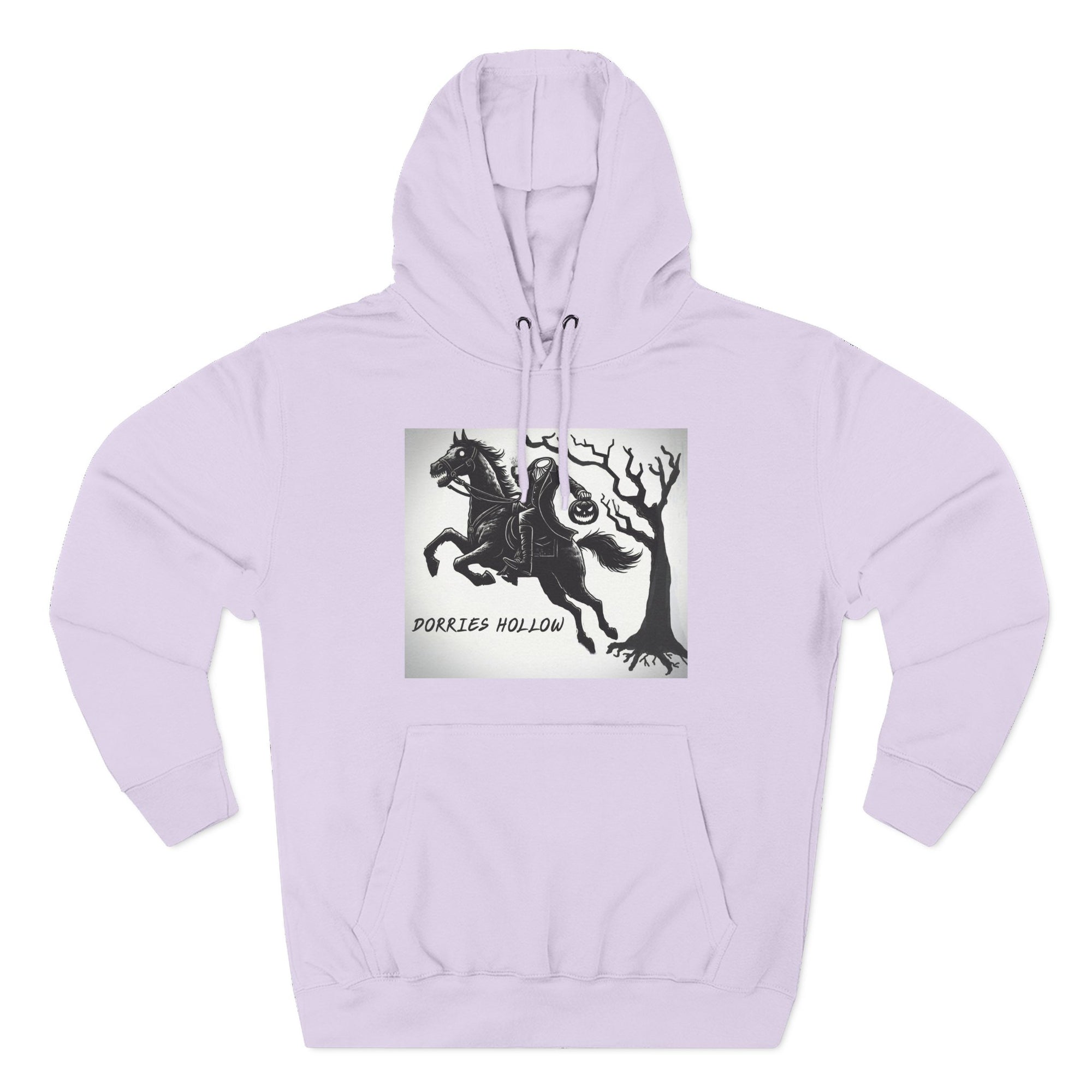 Spooky Horse Fleece Hoodie - Perfect for Fall and Halloween, Unisex Sweatshirt, Cozy Pullover, Gift for Horse Lovers