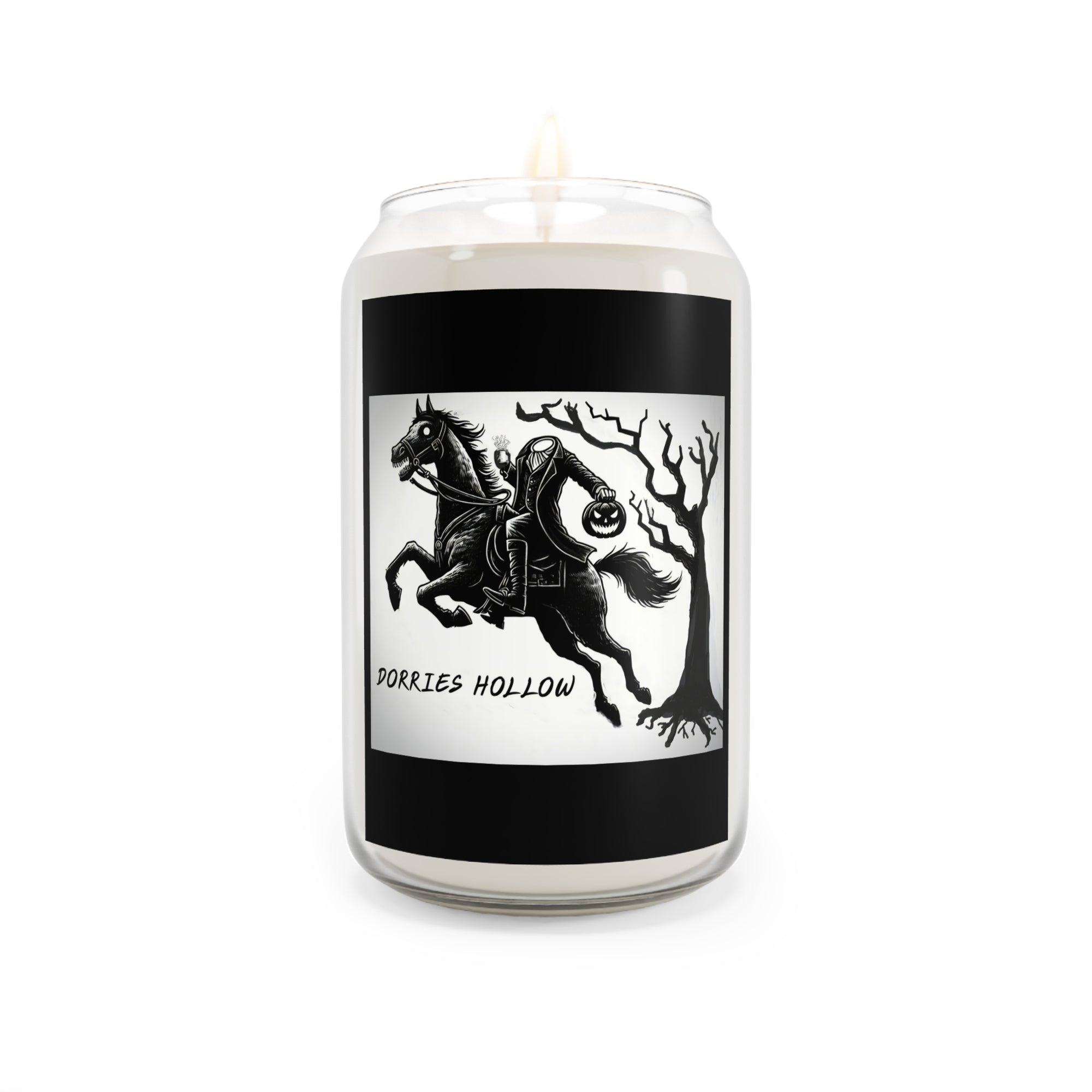 Scented Soy Candle - Porries Hollow - Unique Fragrance for Home, Gifts, Relaxation, Fall Decor, Halloween, Cozy Atmosphere