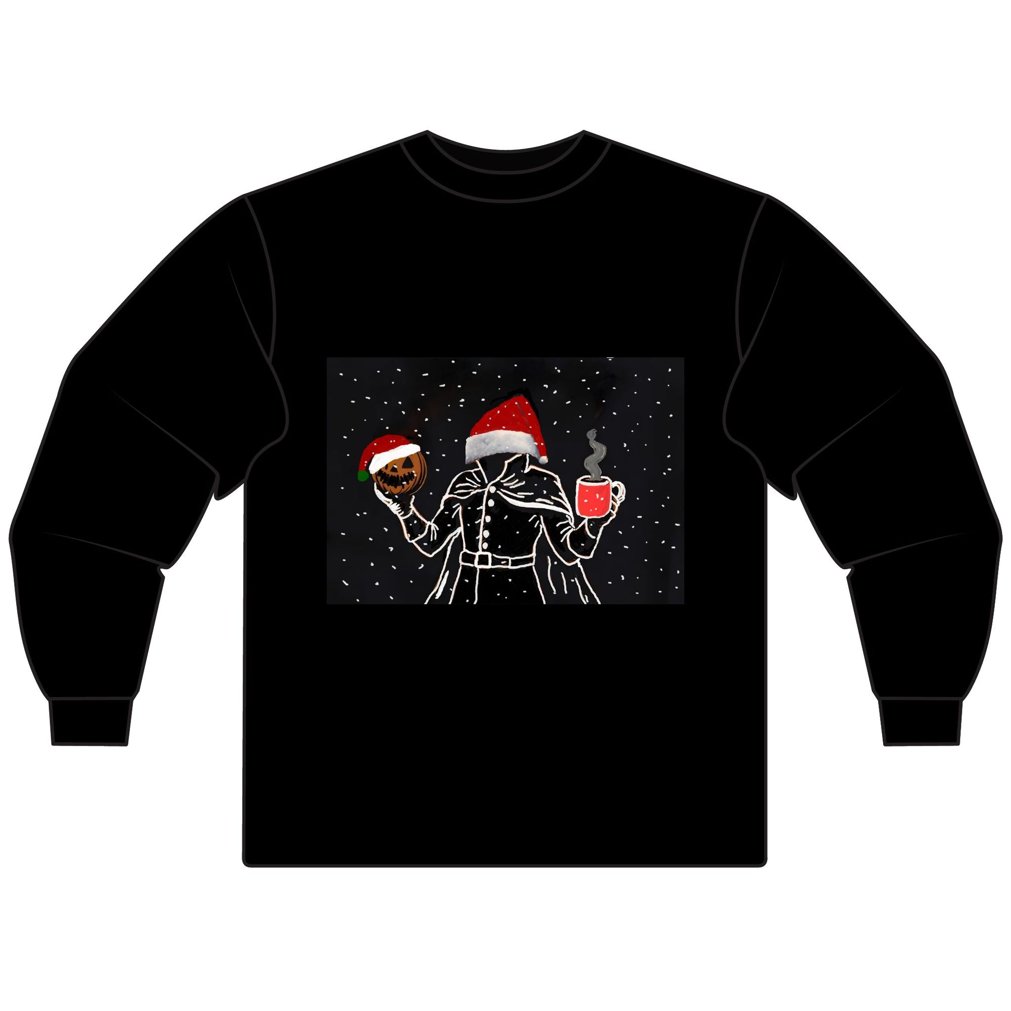Festive Holiday Long Sleeve T-Shirt - Cozy Christmas Sweater, Seasonal Apparel, Unisex Winter Wear, Perfect Gift for Holiday Celebrations