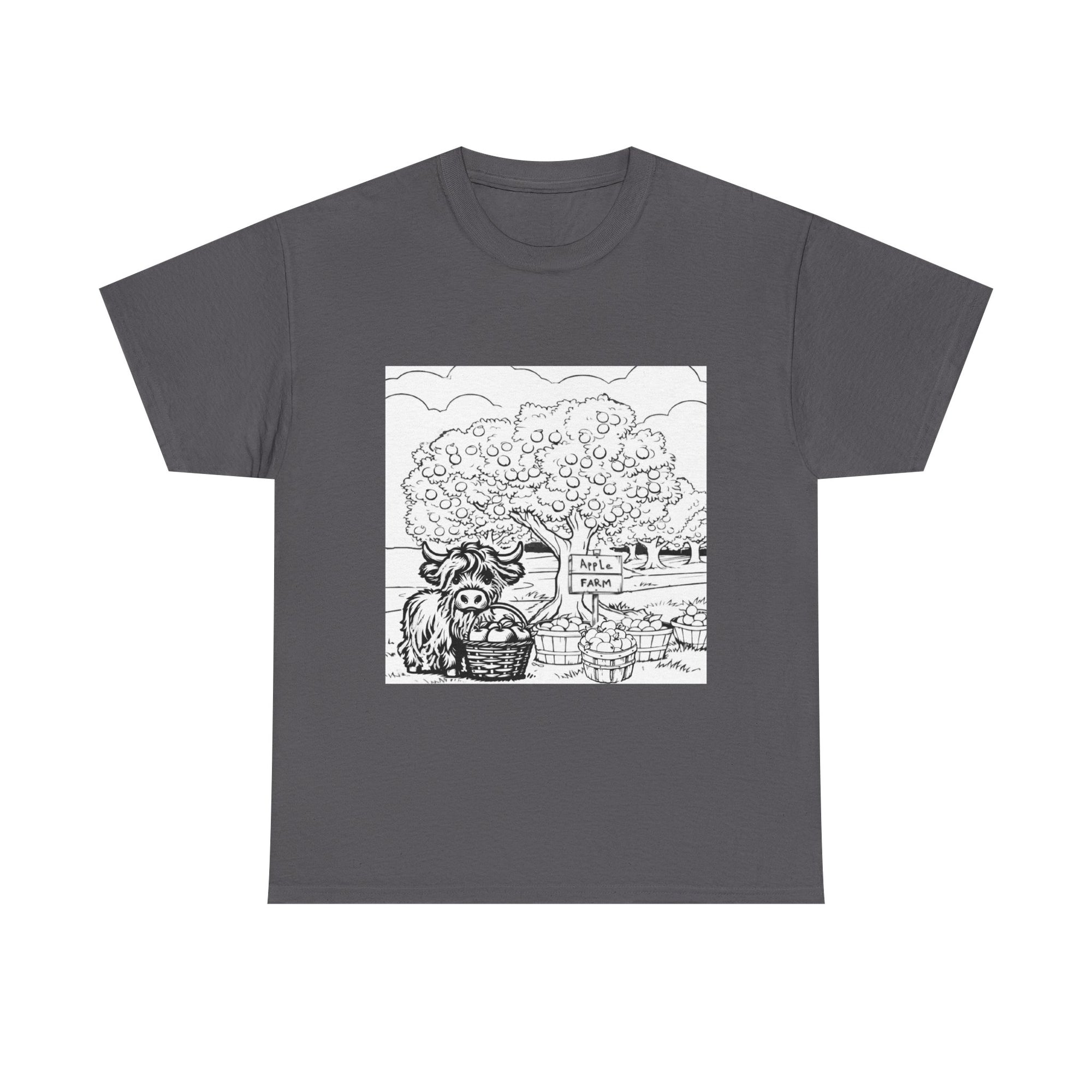 Whimsical Farm Life Tee, Casual Graphic Tee for Animal Lovers, Unisex Cotton Shirt for Summer