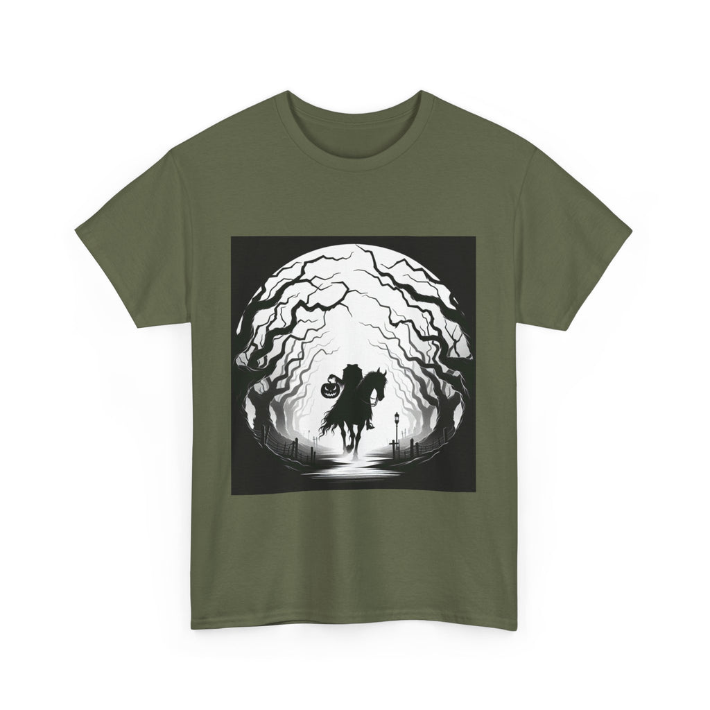 Dark Fantasy Unisex Heavy Cotton Tee, Graphic T-Shirt, Halloween Shirt, Gift for Gamers, Spooky Tee, Casual Wear