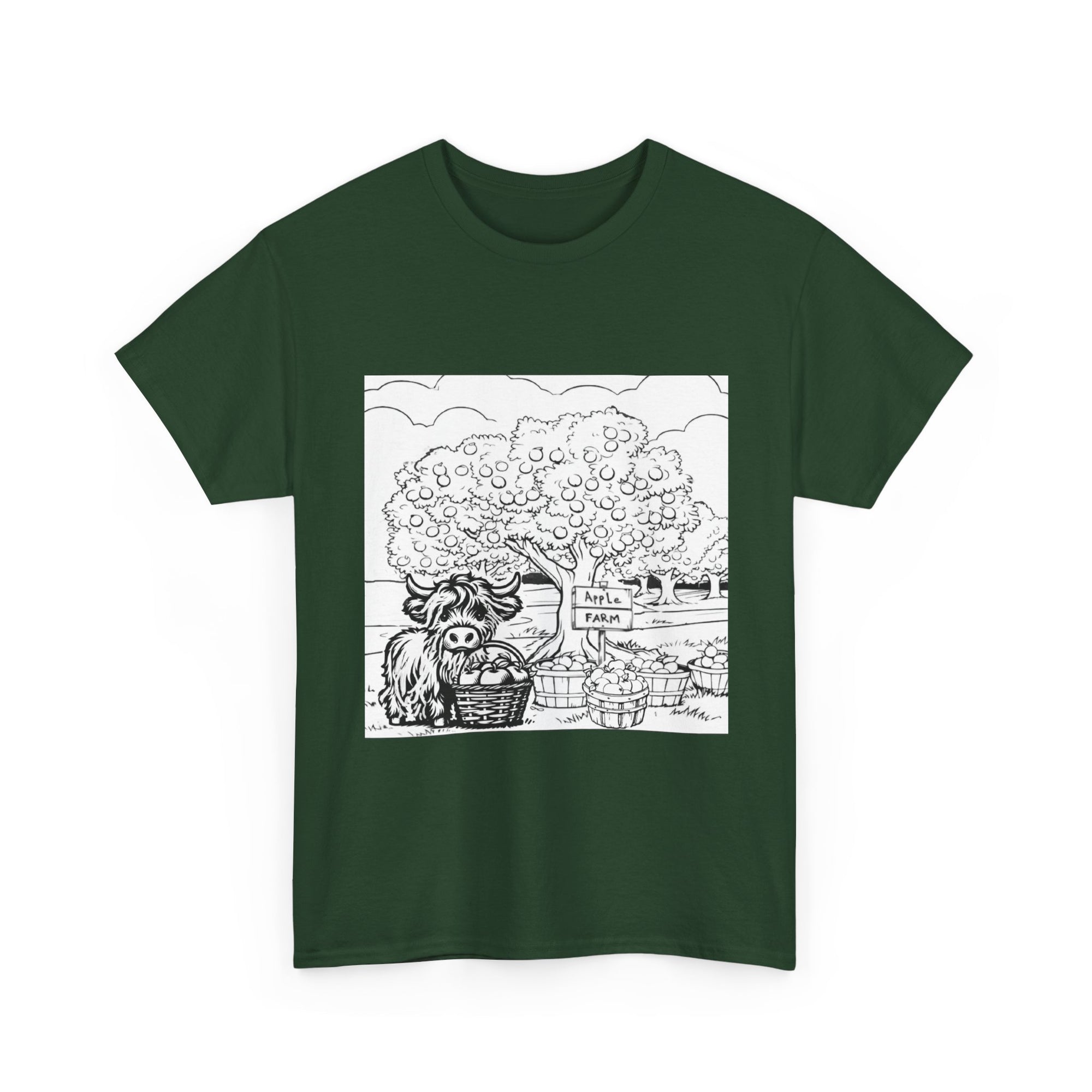 Whimsical Farm Life Tee, Casual Graphic Tee for Animal Lovers, Unisex Cotton Shirt for Summer