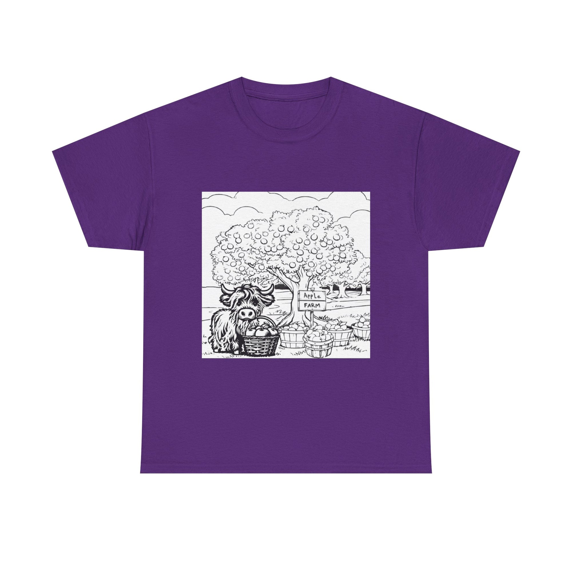 Whimsical Farm Life Tee, Casual Graphic Tee for Animal Lovers, Unisex Cotton Shirt for Summer
